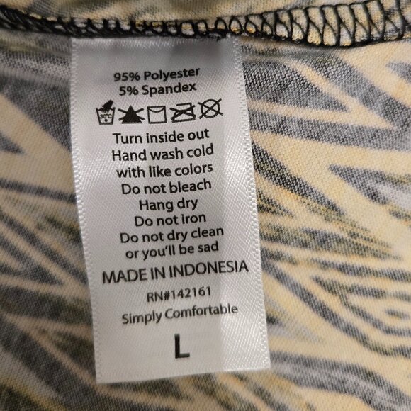 NWT LulaRoe Elegant Carly Large - Picture 4 of 5